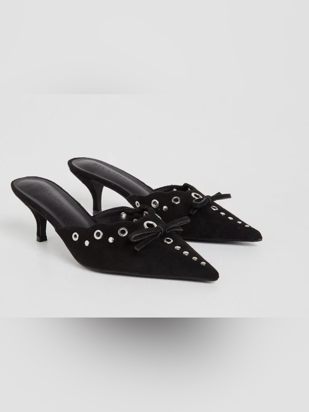 Billini Britain Vegan suede Kitten Heels